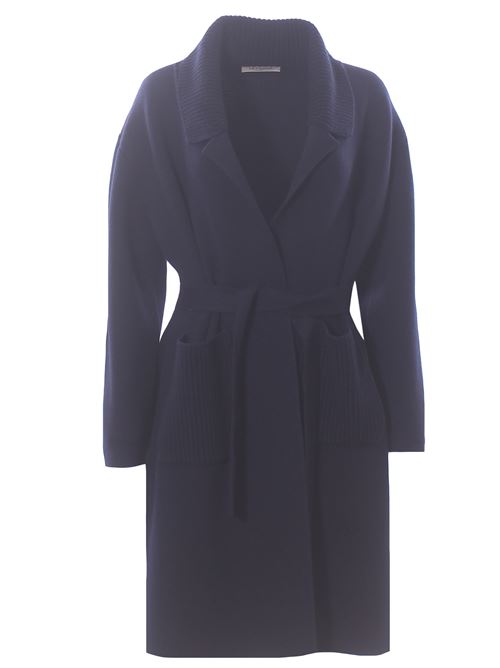 virgin wool coat with belt LA FILERIA | 23271/14271598